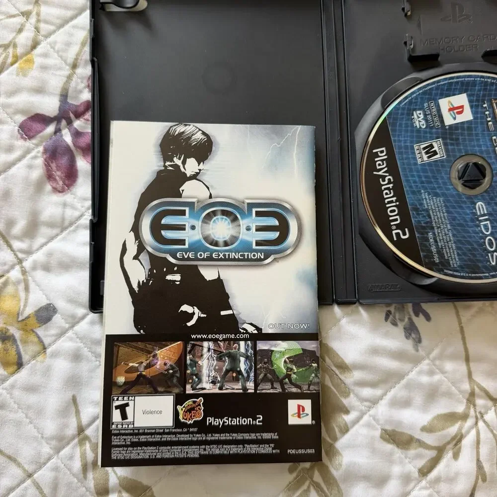 Deus Ex: The Conspiracy (Sony PlayStation 2 PS2, 2002) CIB SUPER CLEAN DISC